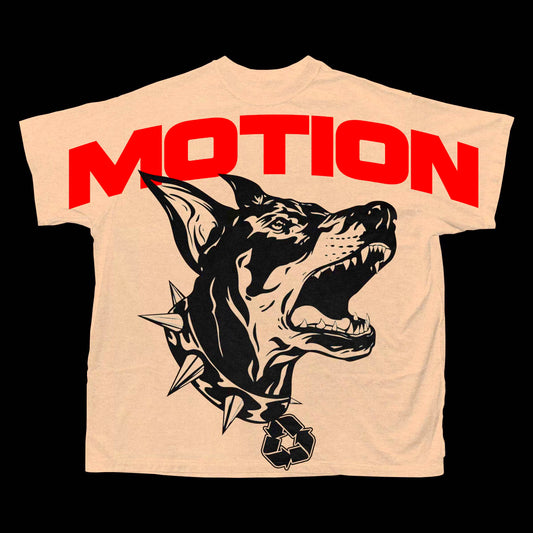 PLENTY MOTION PINK "MOTION DOG" TEE